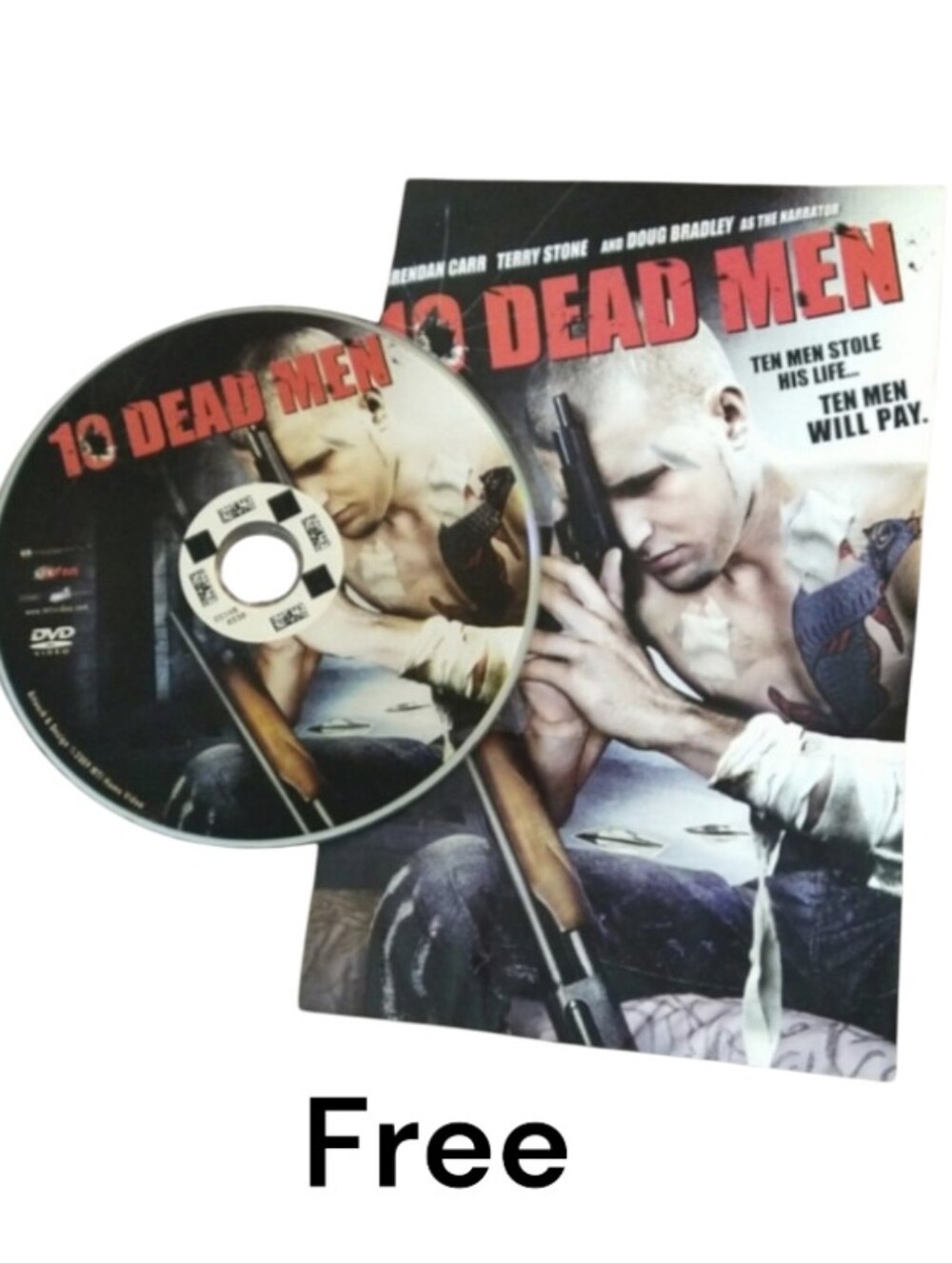 Free With Purchase 10 dead men DVD movie